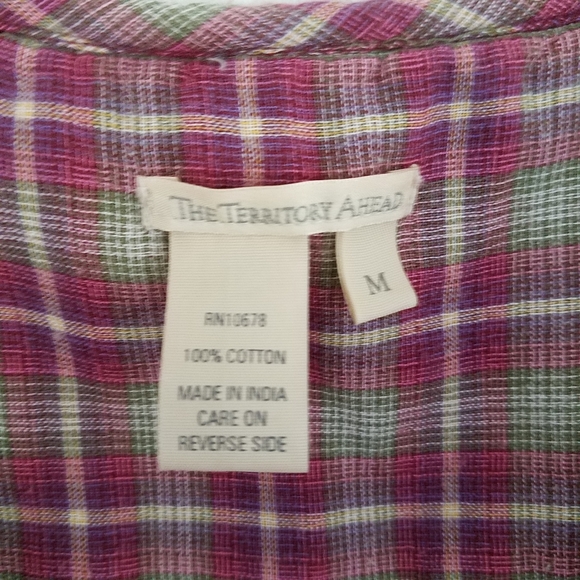 Territory Ahead Plaid Flannel Top - Picture 4 of 7